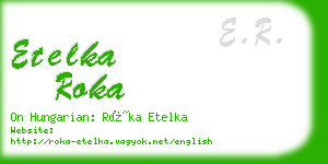 etelka roka business card